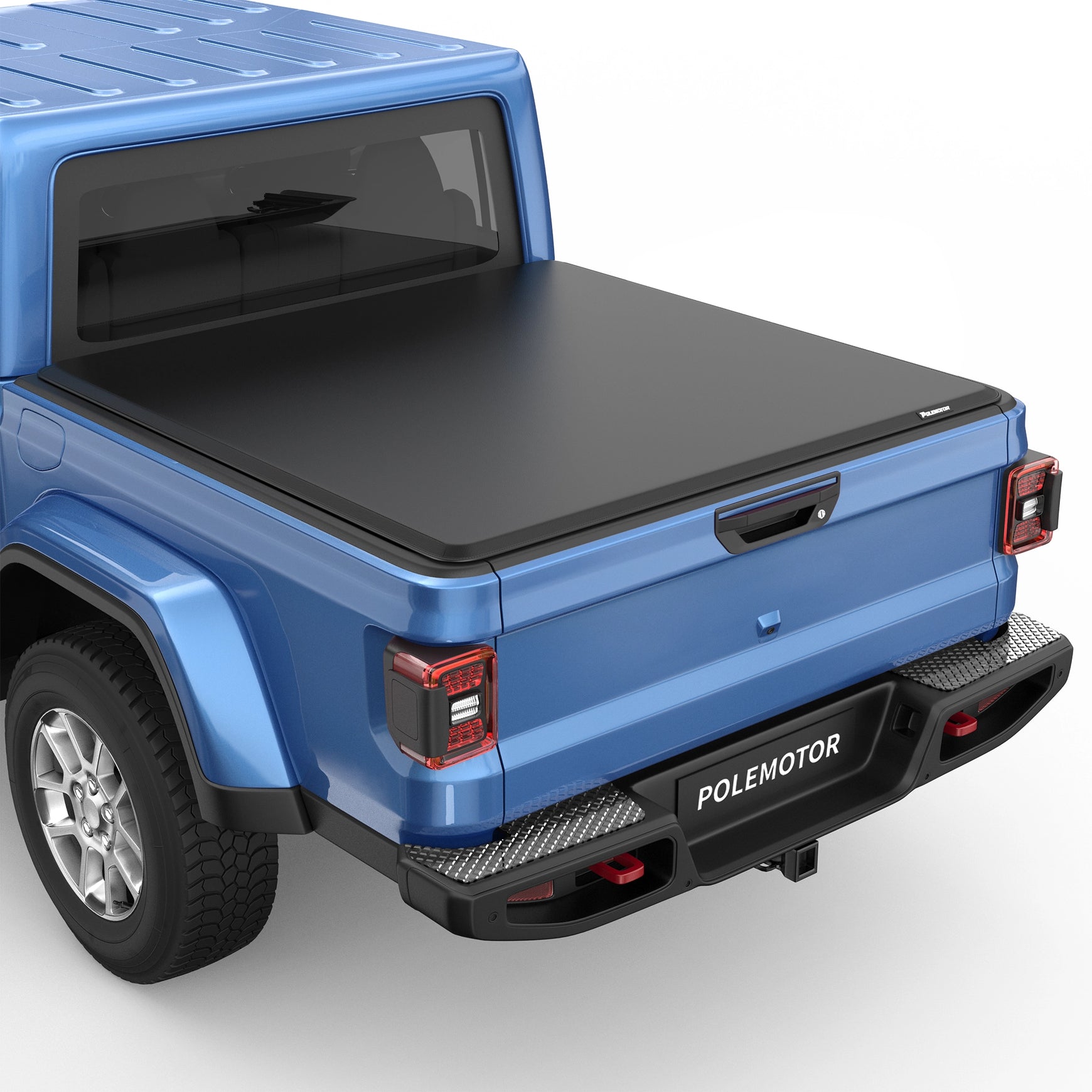 4-Fold Soft Tonneau Cover For 2014-2024 Toyota Tundra 5.5FT Bed - Black, Waterproof
