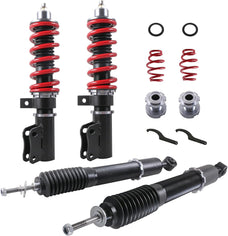 POLEMOTOR Full Height Adjustable Coilover Struts Suspension For 2006-2008 Honda Fit (Set of 4)