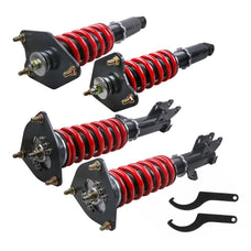 POLEMOTOR Full Height Adjustable Coilover Struts Suspension For 2006-2012 Mitsubishi Eclipse (4G) (Set of 4)