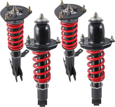 POLEMOTOR Full Height Adjustable Coilover Struts Suspension For 2003-2008 Toyota Corolla E120 CE LE SE/ 2003-2008 Toyota Matrix (Not Fit AWD or XRS Model) (Set of 4)